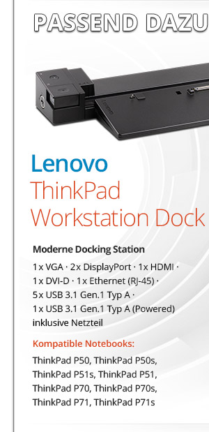 Bild von lenovo ThinkPad workstation Dock