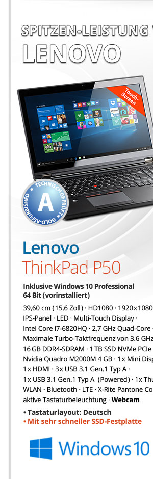 Bild von Lenovo ThinkPad P50