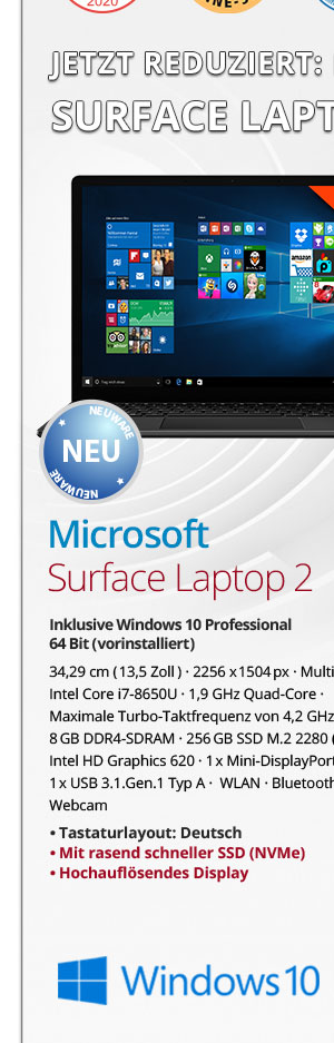 Bild von Microsoft surface Laptop2