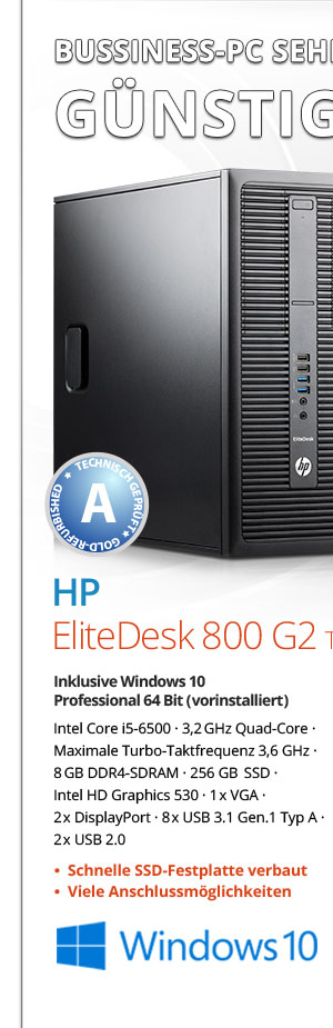 Bild von HP EliteDesk 800 G2 Tower