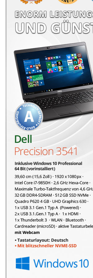Bild von Dell Precision 3541