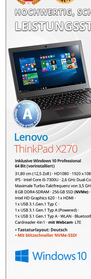 Bild von Lenovo ThinkPad X270