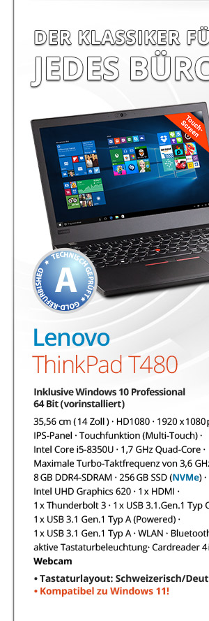Bild von lenovo ThinkPad T480