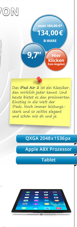 Bild von Apple iPad Air2