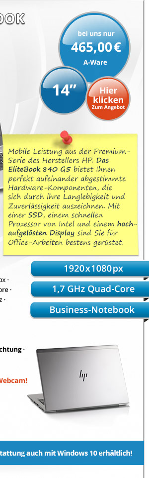 Bild von HP Elitebook 840 G5