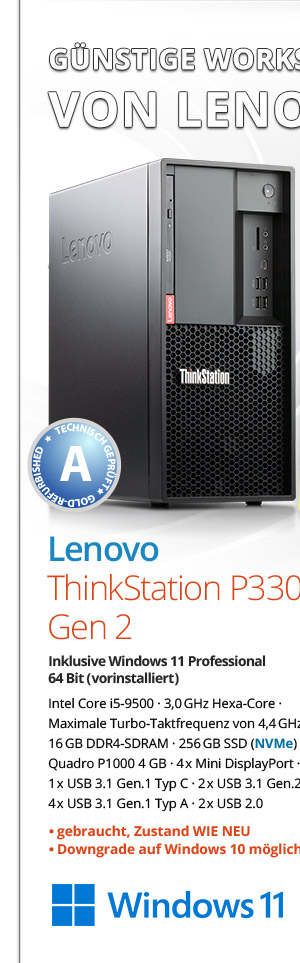 Bild von Lenovo ThinkStation P330 Gen2