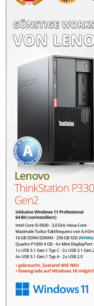 Bild von Lenovo ThinkStation P330 Gen2
