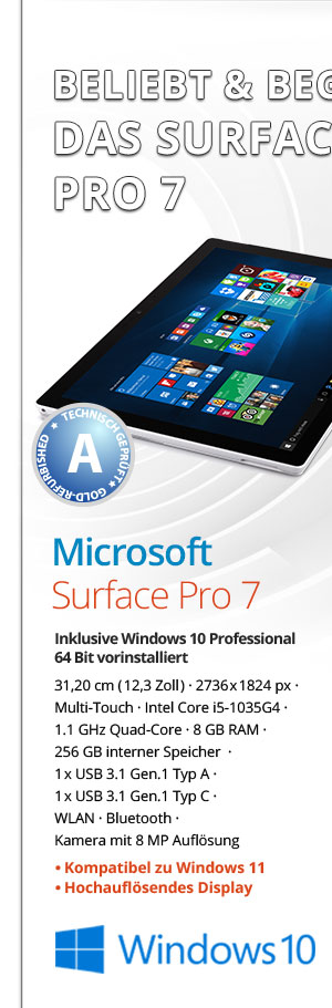 Bild von Microsoft Surface Pro7