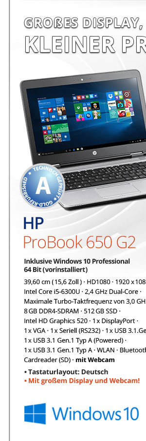 Bild von HP Probook 650 G2