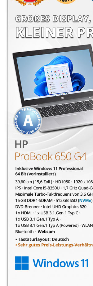 Bild von HP Probook 650 G4