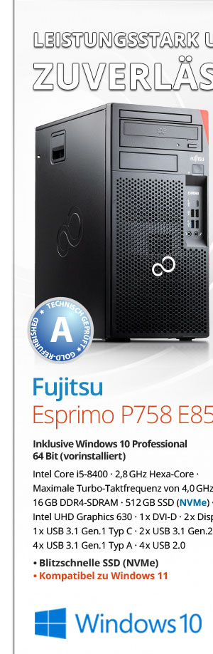 Bild von Fujitsu Esprimo P758 E85+