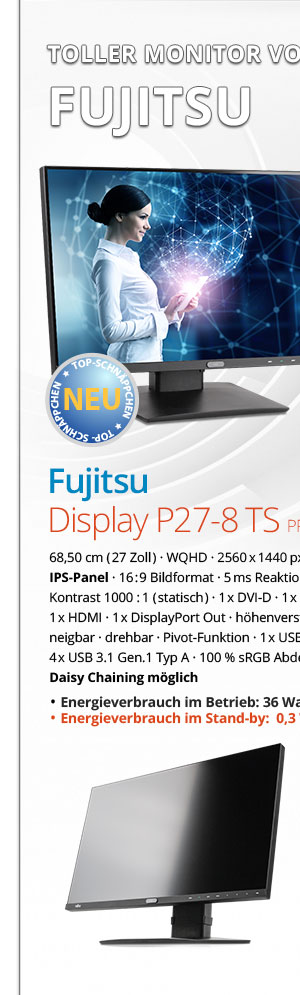 Bild von Fujitsu Display P27-8 TS Pro