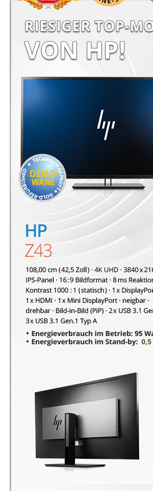 Bild von HP Z43 Monitor