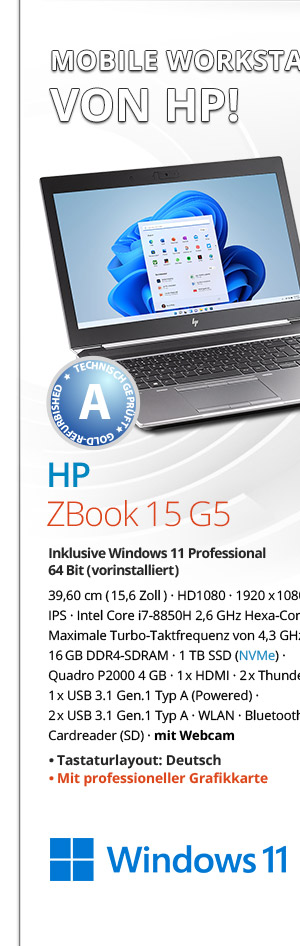 Bild von HP Zbook 15 G5