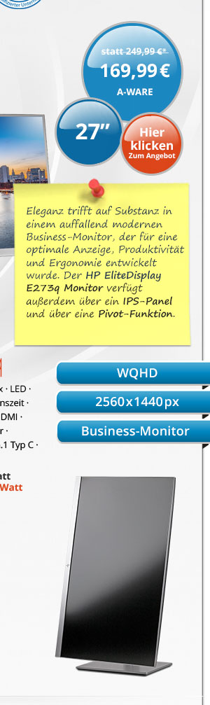 Bild von HP EliteDisplay E273q