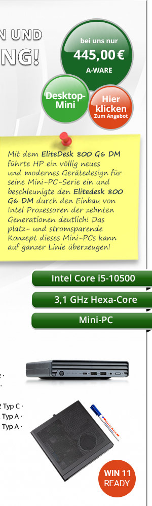 Bild von HP EliteDeak 800 G6 DM