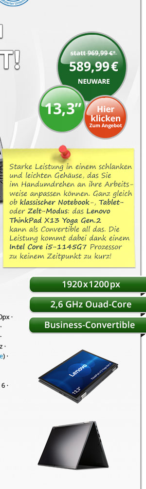 Bild von Lenovo ThinkPad X13 Gen.2