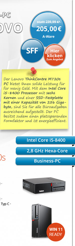 Bild von Lenovo ThinkCentre M720s