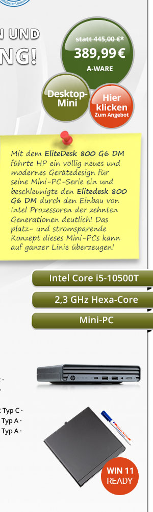 Bild von HP EliteDesk 800 G6 DM 