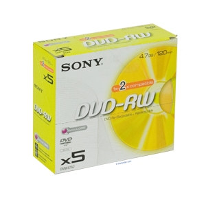 Sony 5x DVD-RW